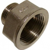 Переходник 3/8"-1/2'' н-в, (латунь никелированная)