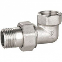 Американка угловая 1/2" внутренняя/наружная резьба (латунь никелированная)
