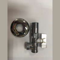 Кран шаровый угловой 1/2"- 1/2" , наружный/наружный резьба МИНИ с фильтром ВUGATTI-«MINNESOTA»-(871)